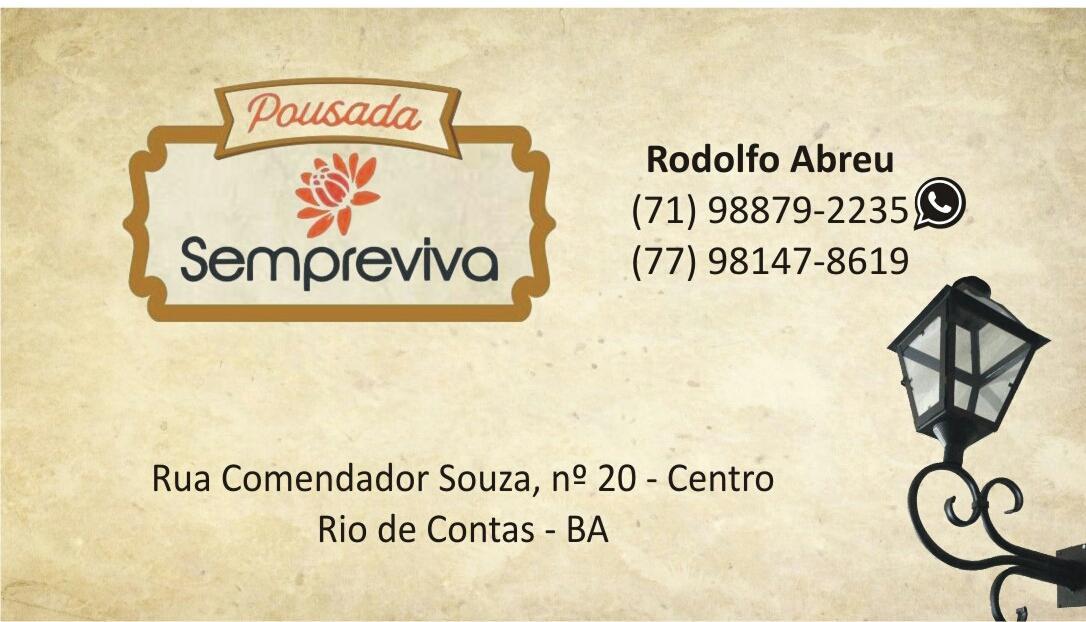 Pousada Sempreviva Rio de Contas Esterno foto